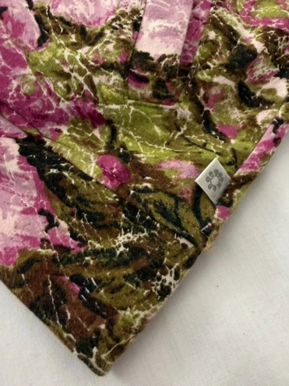 Zenergy By Chico’s Floral Zip Front Jacket Womens 0/Small Rhinestone Zip Stretch - Picture 13 of 15